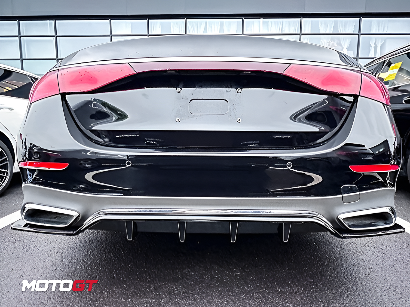 E Class Black Rear Spoiler Adcfed95 - MotoGT