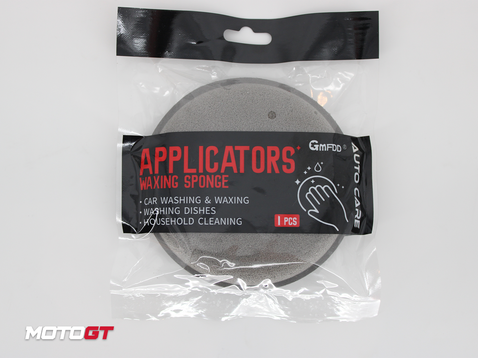 عبوة من 3 إسفنجات تلميع سيارات دائرية الشكل — 3