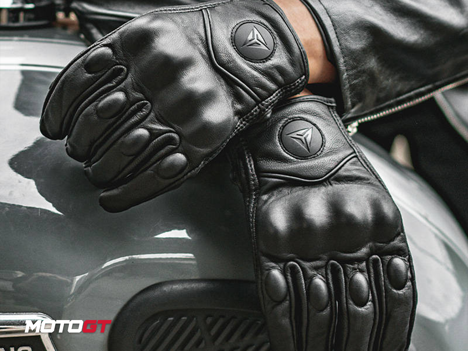 Motowolf Leather Racing Gloves