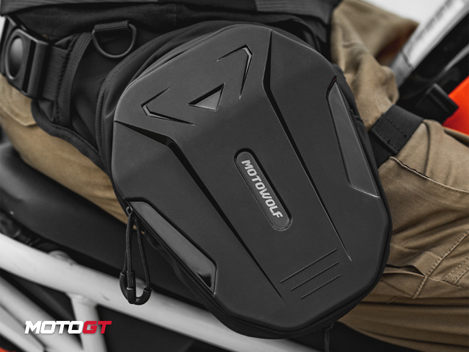 حقيبة ساق مقاومة للماء لركوب الدراجات من موتو وولف — 3