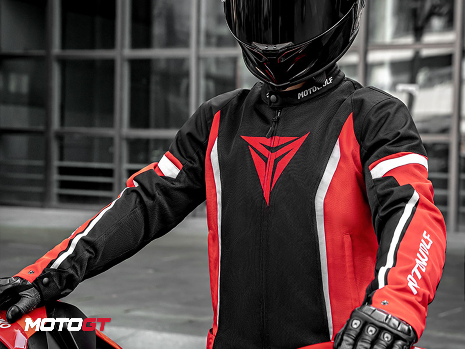 Motowolf Riding Jacket Windbreaker with CE Protective Gear