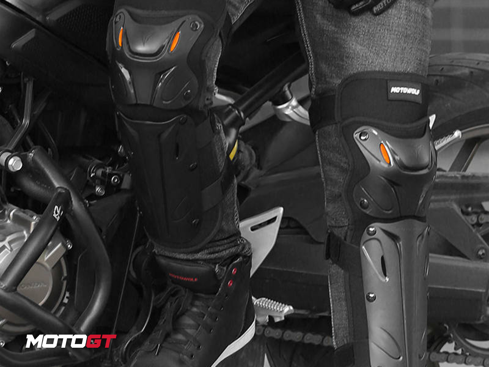 واقي الركبة والمرفقين للدراجات النارية من موتوولف سيفتي — 3