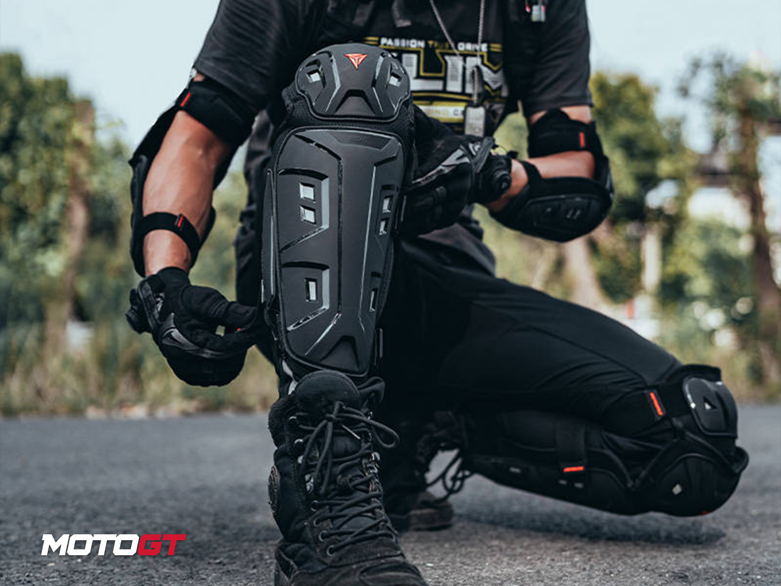 Motowolf Safety Motorcycle Knee and Elbows Protector Pad