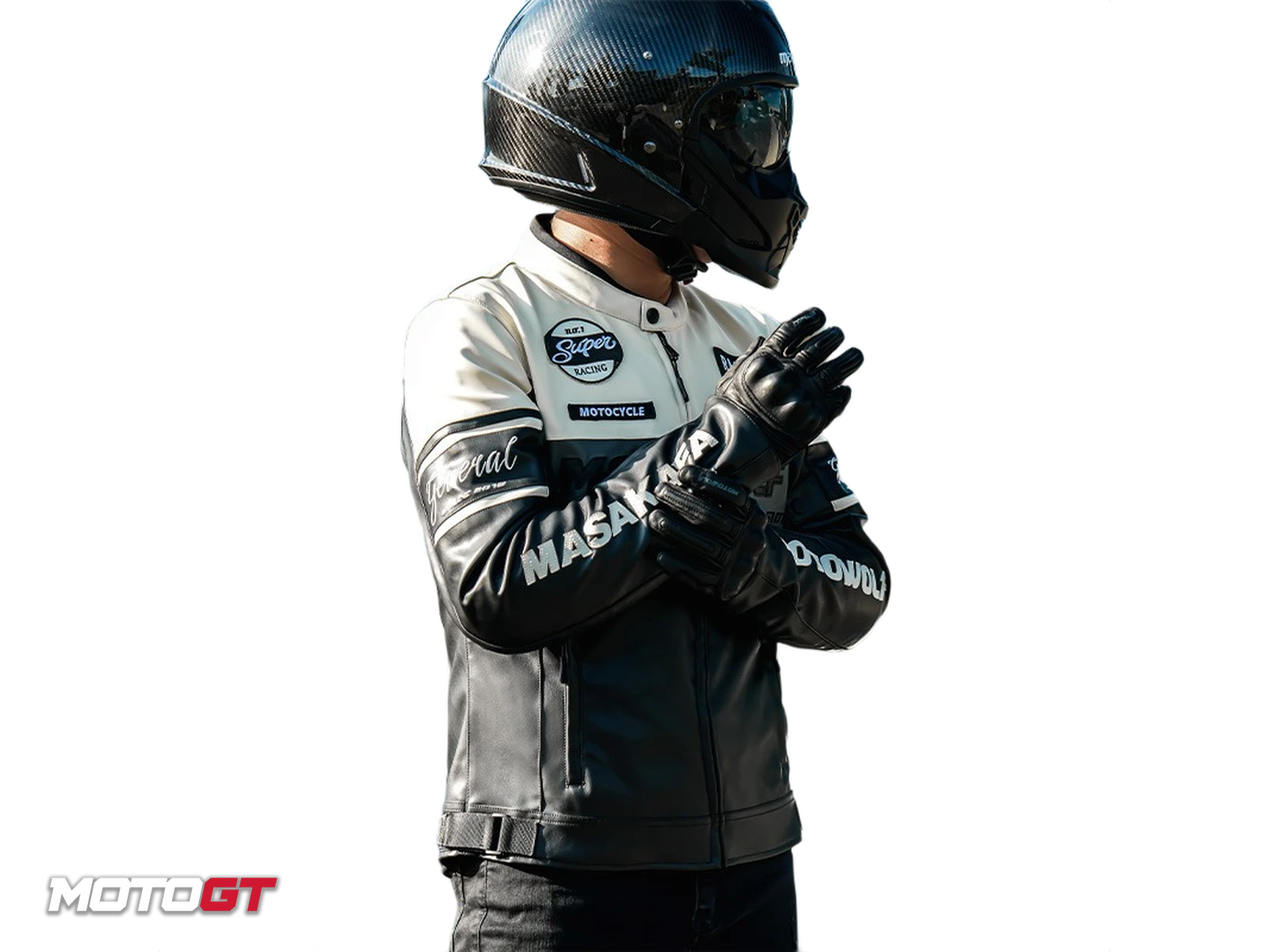 MOTOWOLF Stylish Men Motorcycle Protective Leather Jacket
