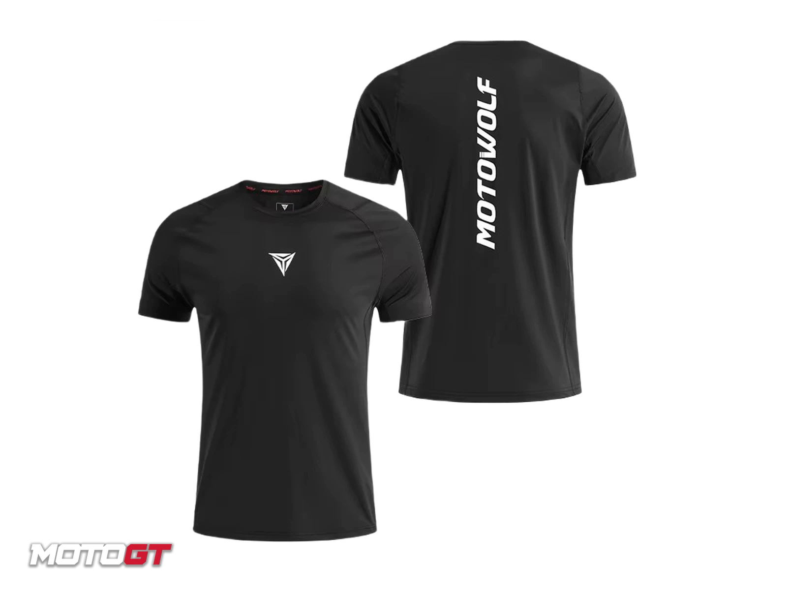 MOTOWOLF T-shirt Ice Silk Fabric Breathable Cultural Shirt