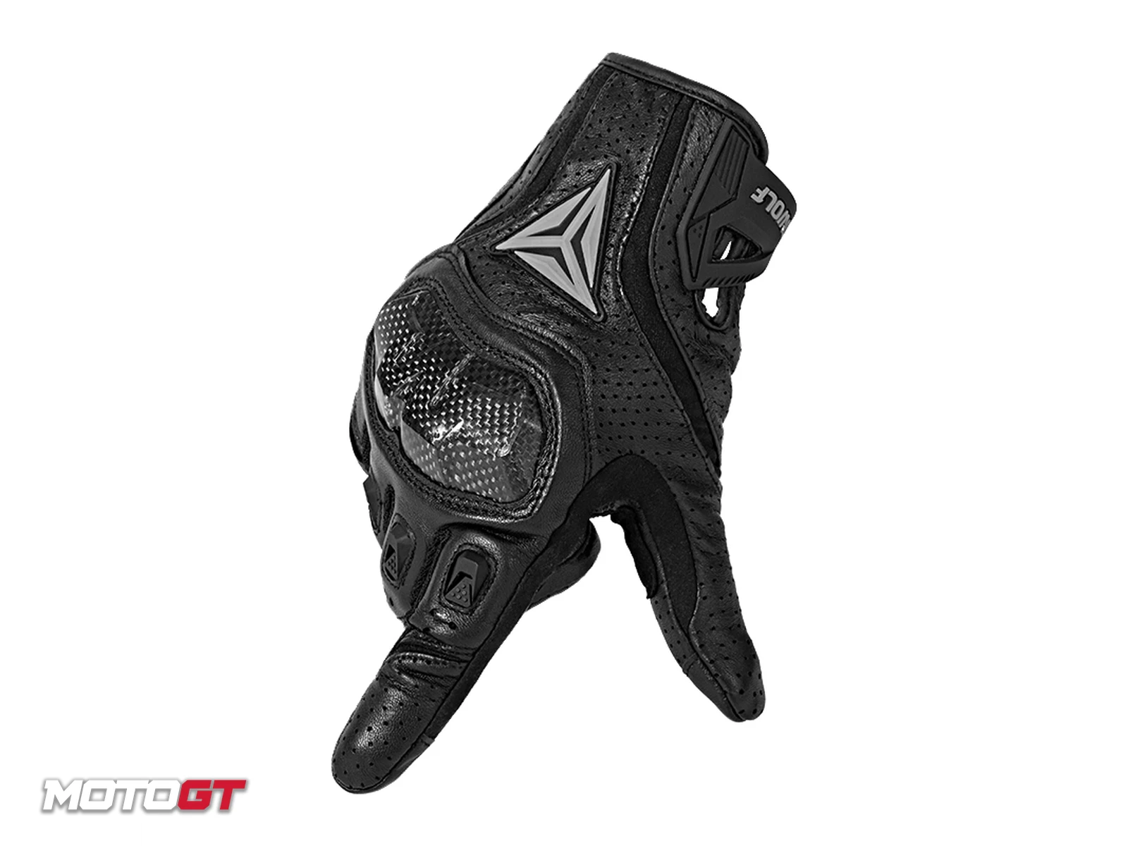 MOTOWOLF Leather Breathable Motorbike Gloves Motor Riding Gloves