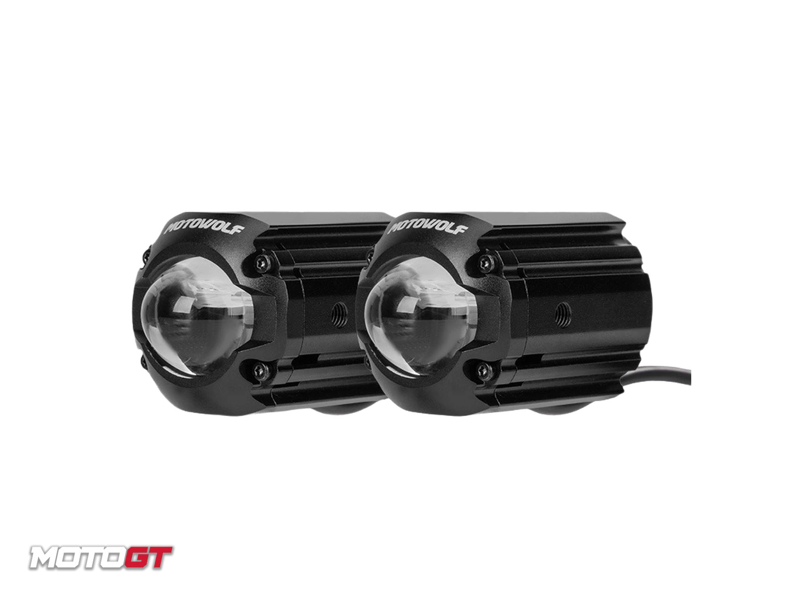 MOTOWOLF Small and Exquisite LED Spotlight for Nighttime Riding.